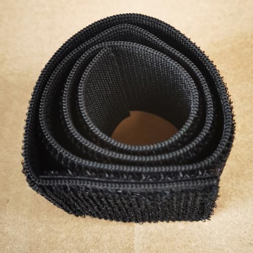 Image of Elastic Bands for Wrapping or Binding Multi-use Straps Hook & Loop Fasteners Belts Extender Resilience Strips Width 2 inches, Length 21.6 inches,Black, 4pcs