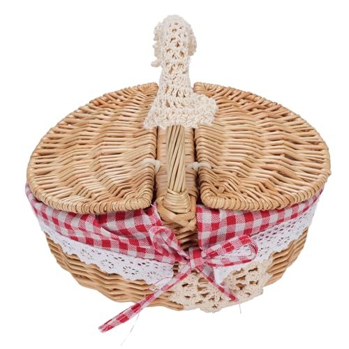 Panier de pique-nique en osier grande capacité pour ne plus manquer d'espace