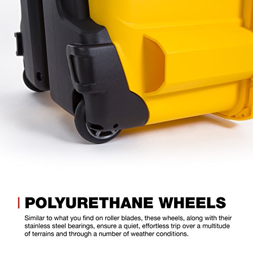 Image of NANUK 950 Waterproof Hard Case with Wheels and Foam Insert - Yellow (950-1004)