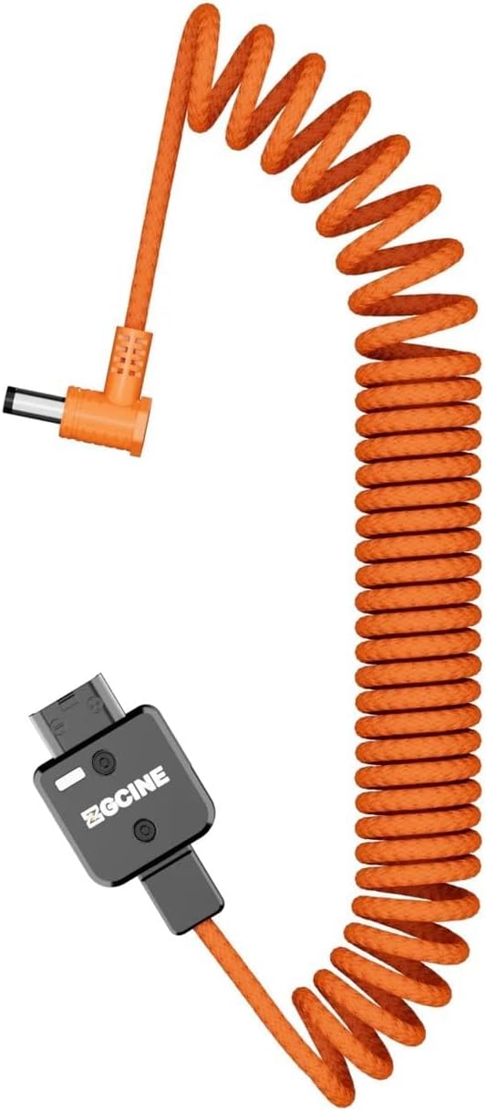 ZGCINE DT-DC D-Tap to DC 5.5x2.5mm Power Coiled Cable for Monitors/Lights image 2