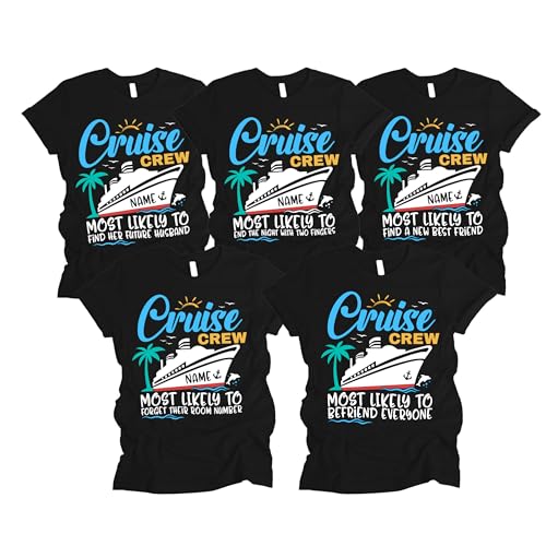 Cruise Crew Most Likely Shirt, Matching Family Cruise Shirts 2025, Cruise Crew 2025 T-Shirt, Funny Vacation Shirts for Groups