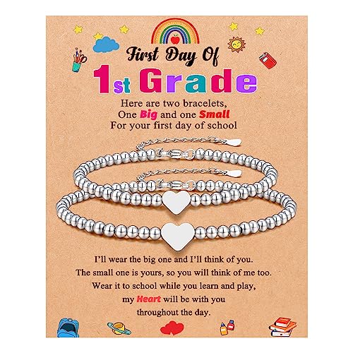 UNGENT THEM Mother and Daughter Bracelets Mother's Day Gifts for Grandma Granddaughter Mom Daughter