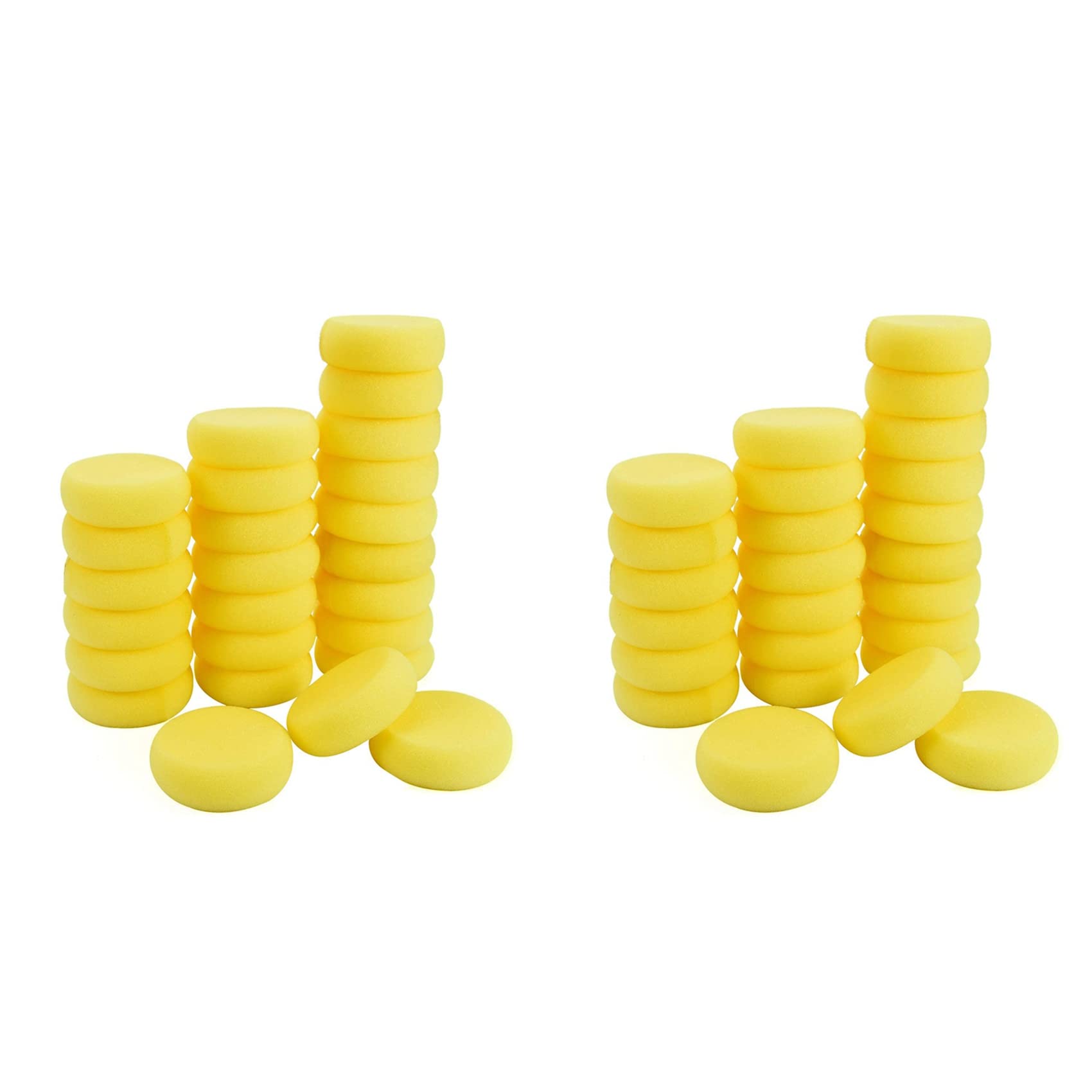 Jnchdghwa 50 Pcs Painting Sponge, Artist Sponge for Watercolor, Crafts, Pottery, Clay, Ceramics, Face Painting & Household Use