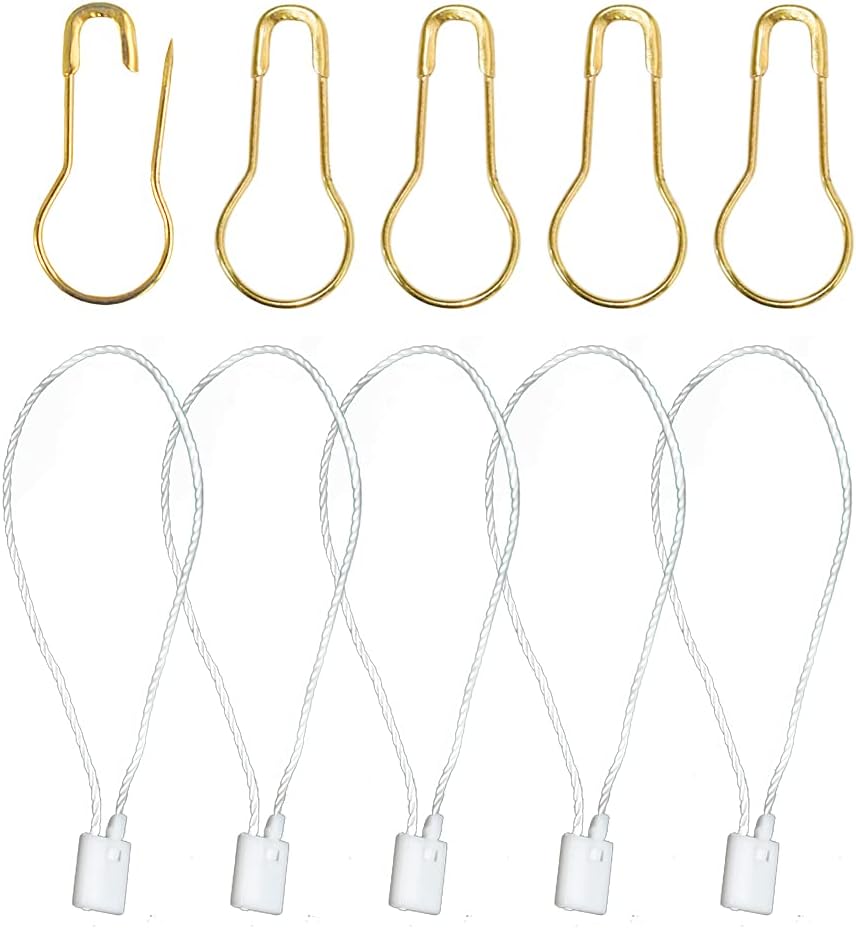Amazon.com: 500 Pcs 7 Inch Hang Tag Fasteners White Nylon Strings and ...