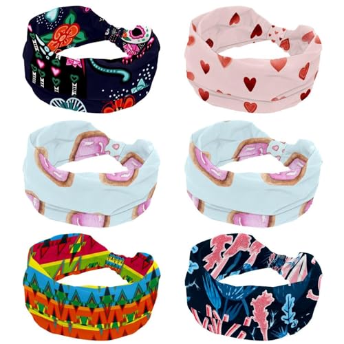 Bandeau sport femme pour yoga et entraînement : lot antidérapant pingouin de Noël anti-sueur