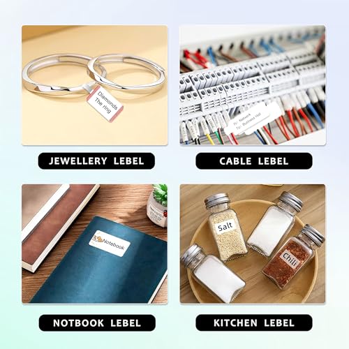 Image of 200 Piece Waterproof Vinyl White Pantry Labels Stickers for Mason Jar Glass & Plastic Bottles