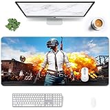 Tapis de souris parfait : ce tapis de souris de jeu de 80 x 30 x 0,3 cm est assez grand pour s'adapter à votre souris de jeu, s'applique à tous les types de claviers et de souris. En outre, vous pouvez également utiliser ce tapis de souris de jeu comme tapis de bureau, tapis de protection de plateforme.