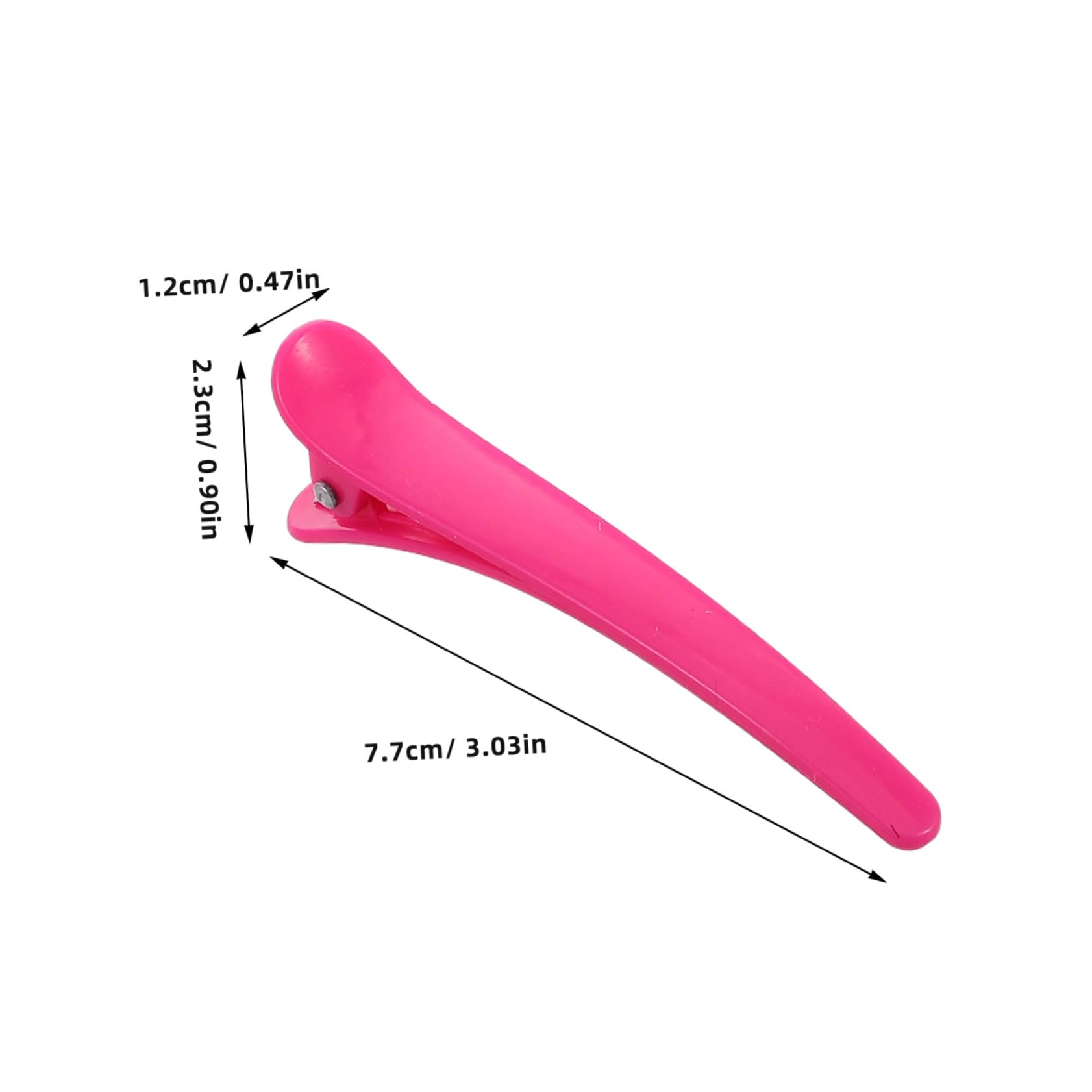 FRCOLOR Plastic Hair Curler Set 18 Pieces Clips Rollers for Women Small Medium Sizes for Bangs Long Hair