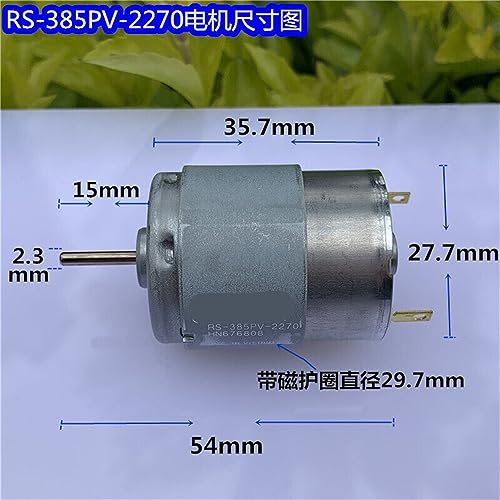 Moteur DC 12V 24V RS-385PV pour modélisme et petits appareils - 6