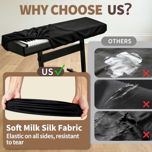 88 Keys Piano Keyboard Dust Cover Organ Accessories Piano Accessories