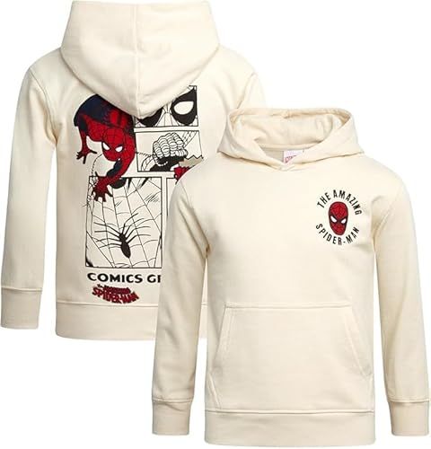 Spider-Man Boys Sweatshirts - Superhero Spidey Comics Pullover Sweatshirt Graphic