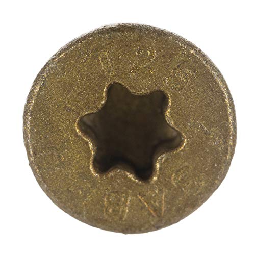 #10 X 4" Saberdrive Tan Xl1500 Coated Exterior Star Drive Multi-Purpose Deck Screws 25 Lb, Approx. 1196 Pieces #TOP2