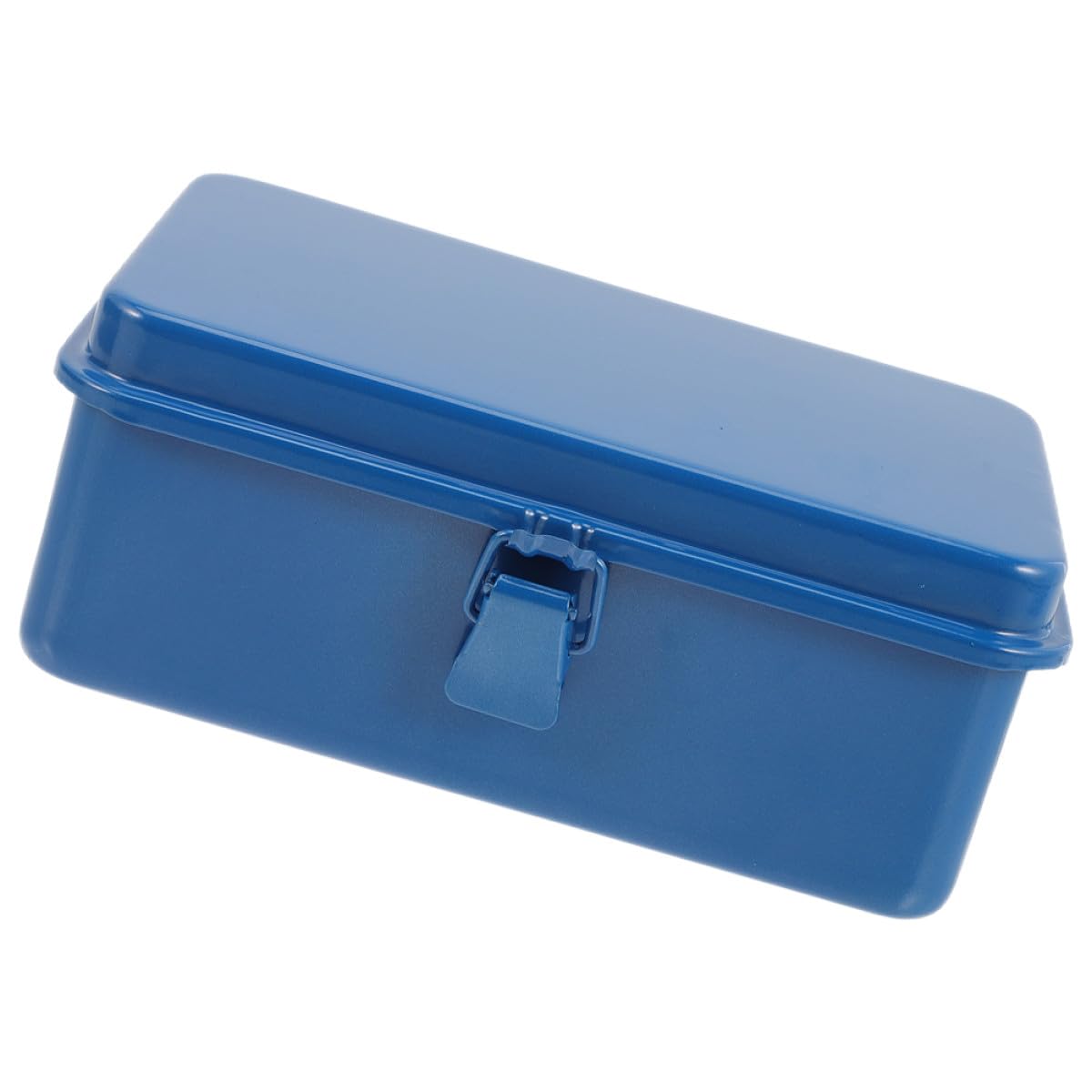 Beavorty Caja Metálica para Herramientas Portátil Diseño Retro, Organizador de Metal Resistente para Maletero de Coche y Manualidades, Caja Vacía para Piezas Pequeñas, 1 Unidad