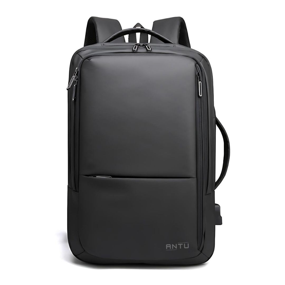 ANTU Laptop Bag, Travel Backpack for Women and Men, for 15, 15.6 Inch Computers, Anti theft Water resistant USB port,Comfortable and Light Business and School Bag
