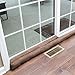 HOME DISTRICT Sliding Door Draft Stopper -Glass Door Draft Blocker, Patio Under Door Draft Stopper, Door Air Blocker Draft Dodger Noise Blocker Approx. 71