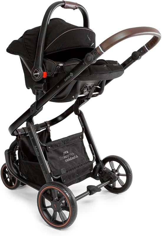 Travel System Safety 1st, Mobi Trio Reserva, com Isofix, Black