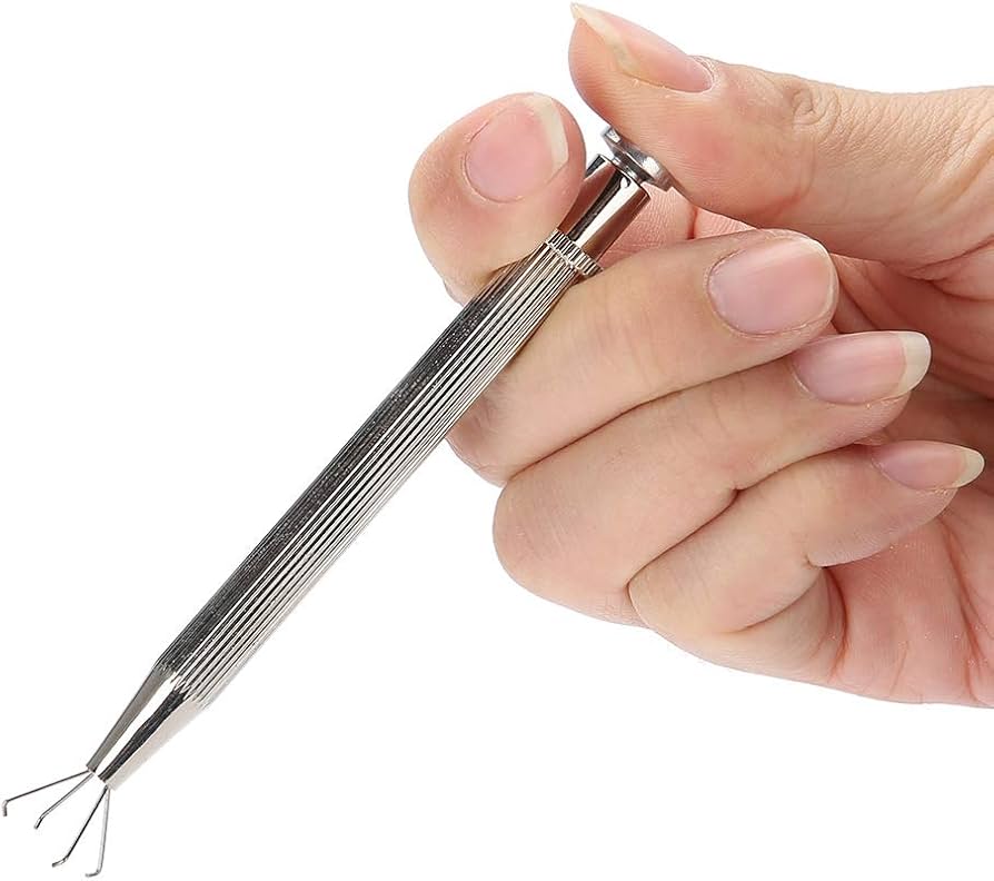 Amazon.co.jp: cersalt ビーズグラバー、シンプルな宝石用ピンセット