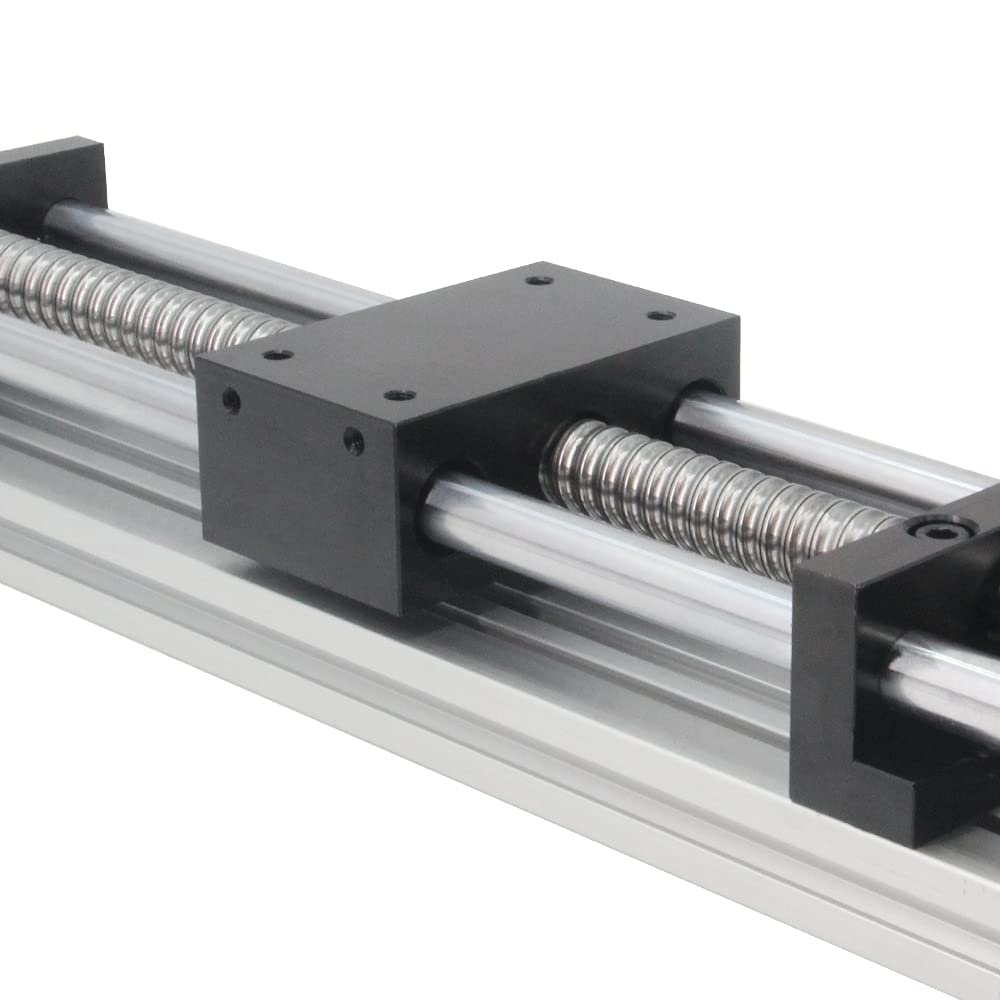 1 x efektywna podróż śruba kulowa o długości 150 mm SFU1605 z silnikiem krokowym NEMA23 do DIY części routera CNC X Y Z, liniowy siłownik stopniowy i drukarka 3D (rozmiar: 150 mm)