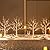 Vanthylit Christmas Tree Decorations, White Birch Tree with LED Lights- Set of 4, Warm White Small Tree Lights Battery Powered/USB, Timer Lighted Tree for Home Wedding Indoor Outdoor Decor (2 FT)