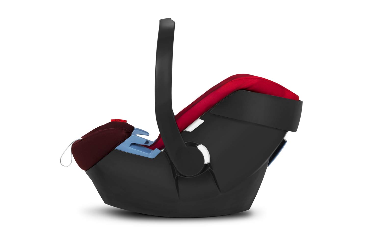 Cybex Silver - Portabebés Aton, en contra de la marcha, incluye reductor para recién nacido, desde el nacimiento hasta aprox. 18 meses, max. 13 kg, purple rain