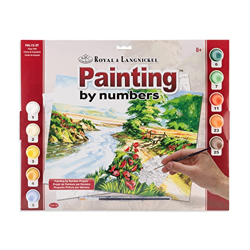 Adult Large/Poppy Field