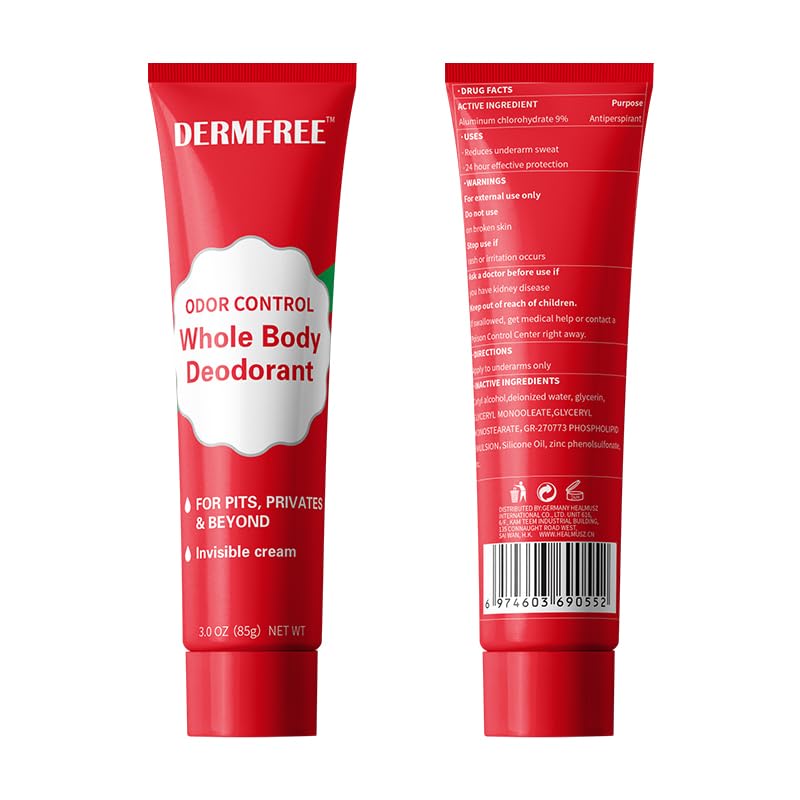 DERMFREE Whole Body Deodorant Cream