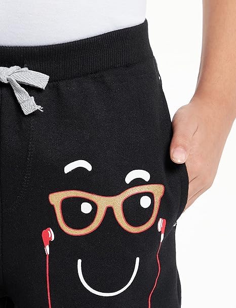 Image of Clotth Theory Boys Cotton Shorts Pack of 2 | Soft Breathable Fabric | Elastic Waist | Casual Wear Kids Comfortable Shorts