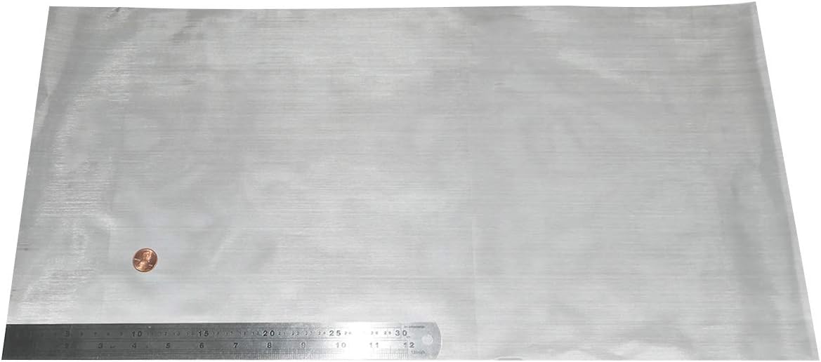 Woven Wire 120 Mesh 12"X24" 30cm X60cm Size 0.125mm Hole 60µm Wire Diameter 304L Stainless Steel 33% Open Area