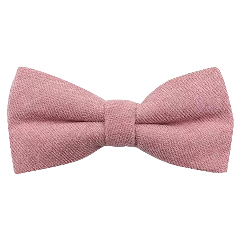Db Dickie Bow Dusty Rose Pink Rose Dusty Pink Cotton Blend Dog Bow Tie