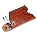 ROLARC Credit Card Holder Men's and Women's Card Case Front Pocket Minimalist Handmade Full Grain Leather Wallet