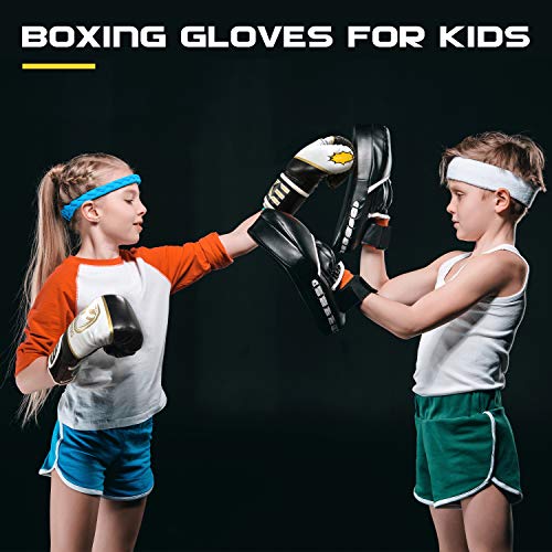 Image of CKE Kids Boxing Gloves for Kids Boys Girls Junior Youth Toddlers Age 5-12 Years Training Boxing Gloves for Punching Bag Kickboxing Muay Thai