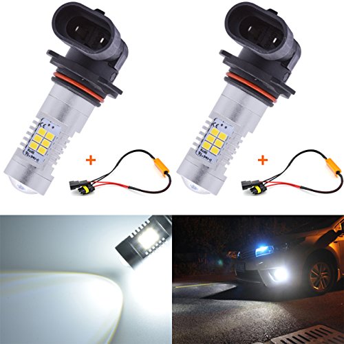 Ampoule LED 9006 HB4 voiture résoudre erreur tableau de bord feux brouillard blanc 80W