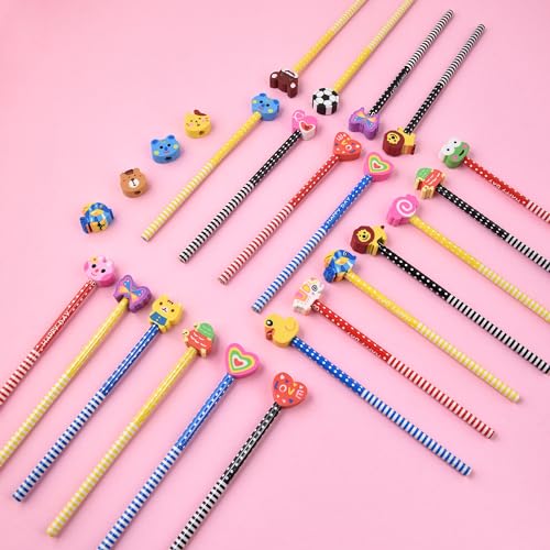 Set de 30 lápices con borrador para niños miniatura 4