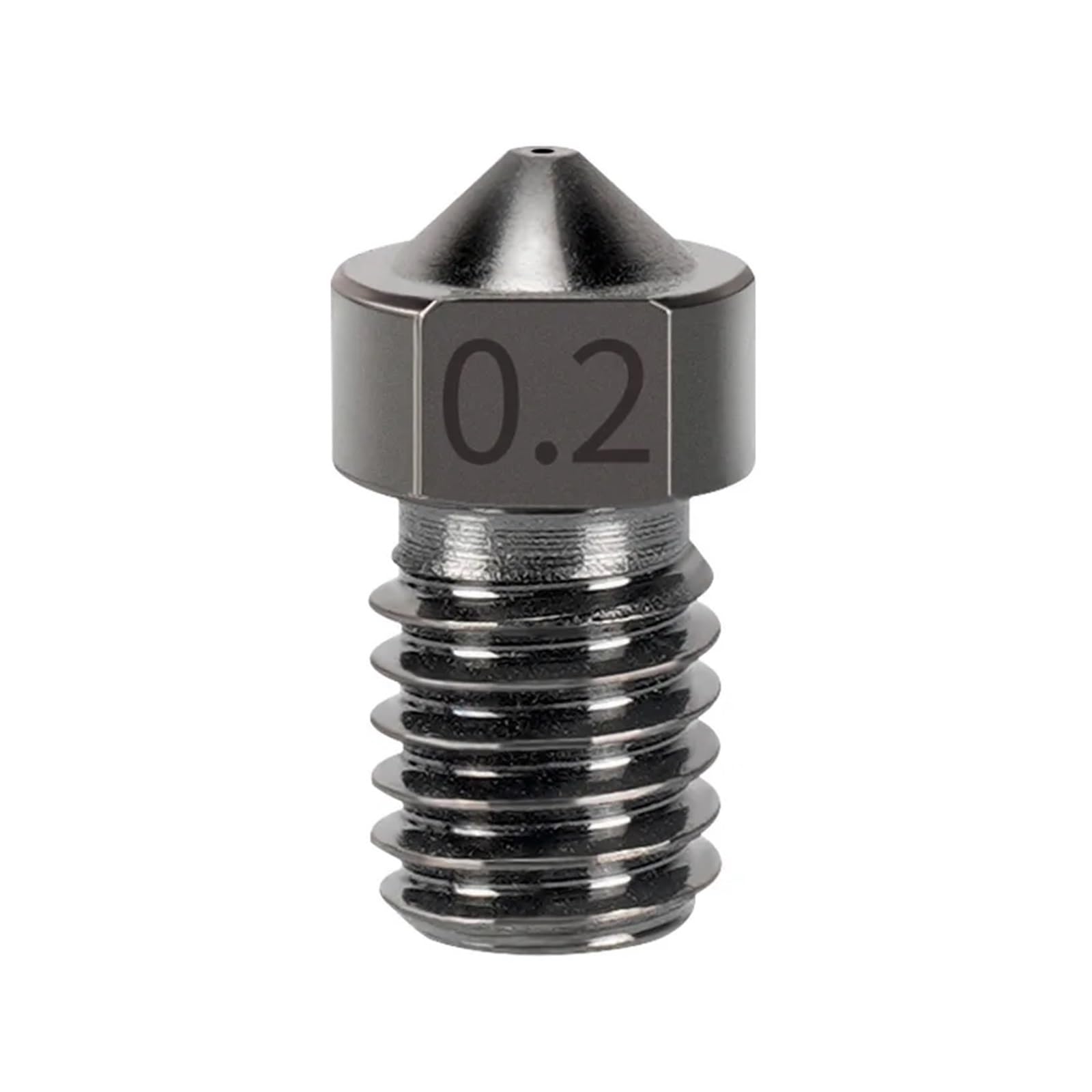 Hartowana stalowa dysza do drukarki 3D 0,2 mm-1, mm materiałów eksploatacyjnych 1,75 CR10 CR10S Ender-3 Głowica wytłaczarki Części dyszy(10Pcs for 1.75mm,0.8mm)