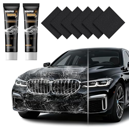 MALOK Car Scratch Remover 2026 Upgrade Nano Sparkle Magic Cleaning Cloth for Minor Car Paint Scratch Repair, Car Polish Scratch & Swirl Remover for All Vehicles
