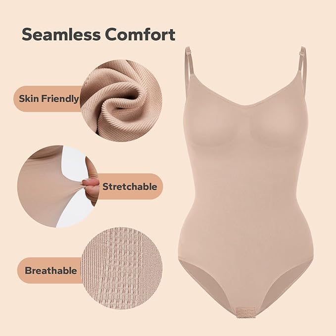 Image of ALYNE Bodyshaper Shapewear for Women - Slimming Tummy Control Bodysuit with Adjustable Straps, Seamless Sculpting & Snatched Waist Design, All-Day Comfort Shapewear for a Smooth Fit