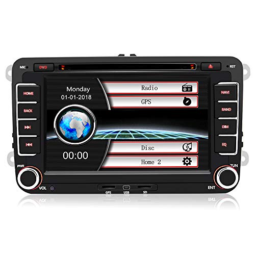 Autoradio con Pantalla Táctil 2 DIN Reproductor MP5 Multimedia 7" de Coche,...