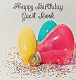 Birthday Party Guest Book, Boy or Girl, Happy Birthday Guest Book, Keepsake Birthday Gift, Wishes, Party Guest Book, Gift Log, Comments and Memories.