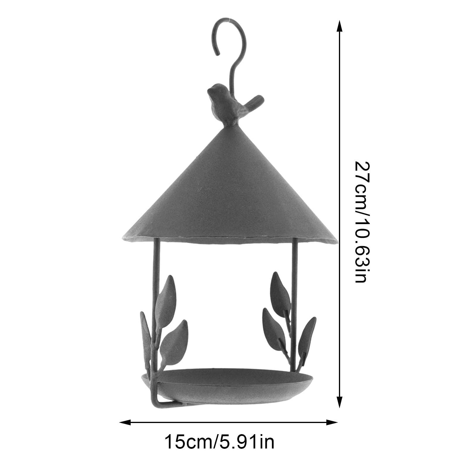 Amazon.co.jp: VODORA バードフィーダー 餌入れ アイアン 鳥 餌台 餌