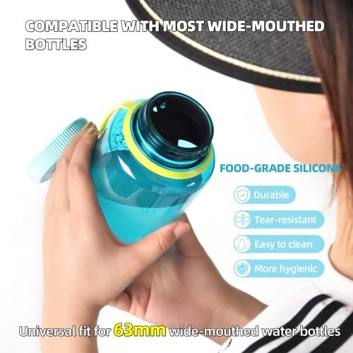 Image of TonGass Wide Mouth Splash Guard for Nalgene Wide Mouth Water Bottle