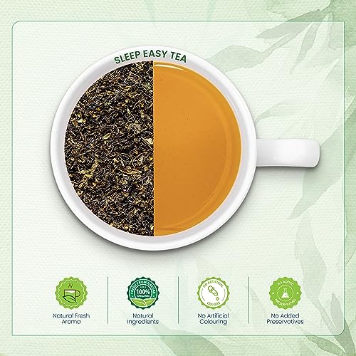 Image of Dabri Sleep Easy Wellness Tea 100Gm Pouch| Pure Herbal Blend with Natural Taste | Antioxidant-Rich | Cognitive support | Detoxifies body | Releases anxiety