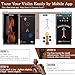DIGERVY Violin 4/4 Full Size Kit, Violin Fiddle Set for Beginner Adults Students with Rosewood Bow, Violin Case, Shoulder Rest, Extra Strings and Bridge(Plywood, Full)