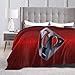 Su-Per-Man Ultra-Soft Micro Fleece Blanket Throw Lightweight Super Soft Cozy Luxury Bed Blanket for Bedding Sofa and Travel