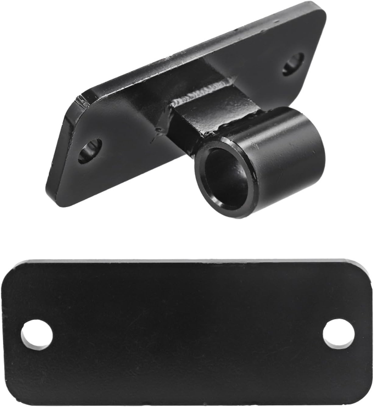 Heavy Duty Wall Mount Gate Hinges, Galvanized Iron Fence Hardware with /8 Inch Pin for Chain Link, Rust Resistant Outdoor Door Hinges for Farm Garden Swing