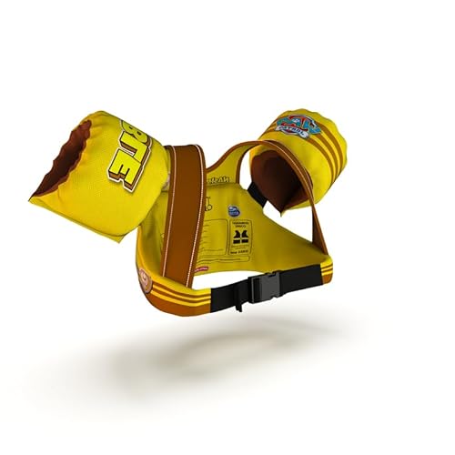 Boia Infantil com Colete Salva Vidas Nash - Patrulha Canina Rubble