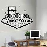 Adesivi Da Casinò Decalcomanie Per Giochi D'Azzardo Poker Poker Poster Decalcomanie Da Muro In Vinile Decorazioni Per La Casa Murale Casino San 58 * 79 Cm