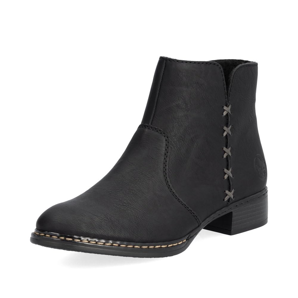 Rieker Women's Ankle Boots 73475, Women's Ankle Boots, Black 00, 6.5 UK