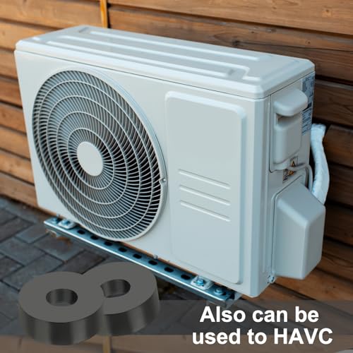 PATIKIL 30 Stück Gummi Unterlegscheiben mit Loch, ID 5.5mm OD 16mm Hoch 5mm Gummidichtung Rund, Schalldämpfung Gummiringe Flachdichtung für KFZ-Bereich, Motorradmontage