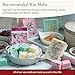 Candle Warmers Etc. Illumination Fragrance Warmer (White Harmony) – Porcelain Bulb Warmer for Warming Scented Candle Wax Melts and Tarts – Freshen Rooms with Flame-Free Fragrance