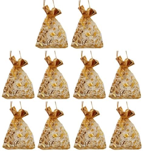 Potli Bags For Return Gifts 20 Pcs,Batwa For Gifting Purpose. Wedding Gift Potli/Jewellery Pouch,Shagun Potli,Ideal Potli For Diwali Gift Packing,Nikah Thaili,Kocha Thaili Chuhara Thaili Golden (B0CVN4JVMK) Amazon Price History, Amazon Price Tracker